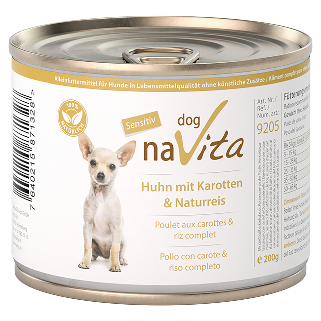 Huhn mit Karotten & Naturreis Sensitiv